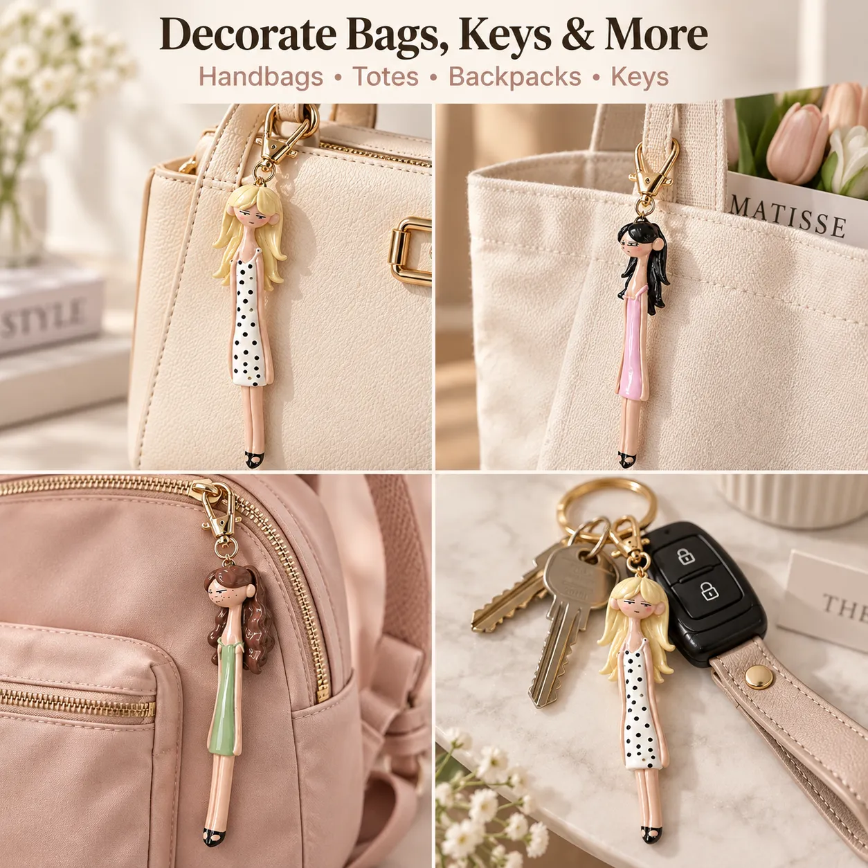 Additional bag charm styling image