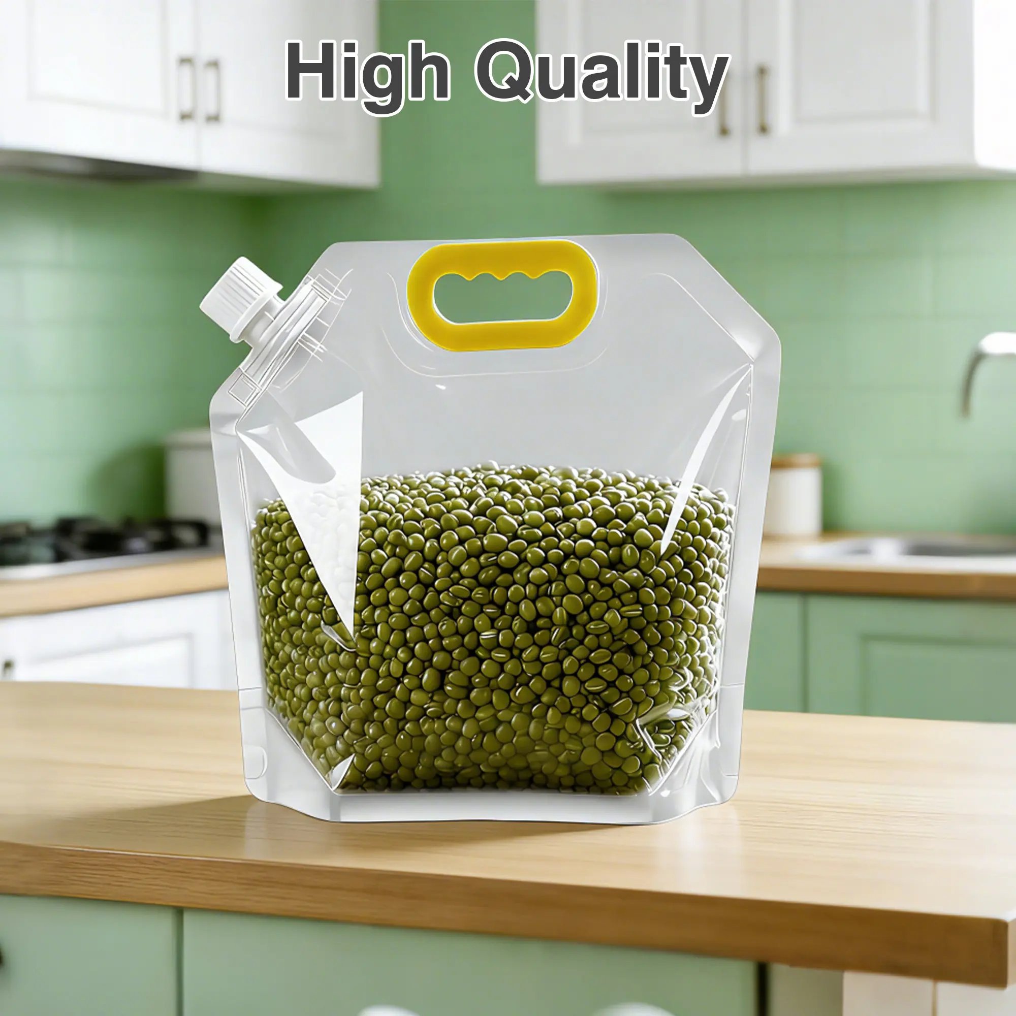 Reusable sealed bag pantry food storage