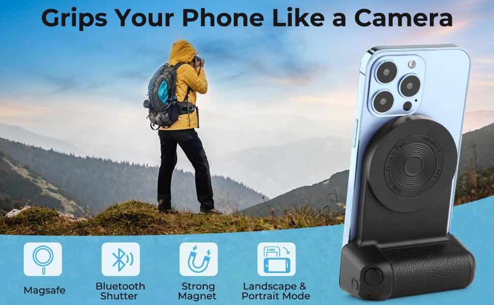 Magnetic Camera Handle Bluetooth Bracket Magnetic Camera Handle Bluetooth Bracket