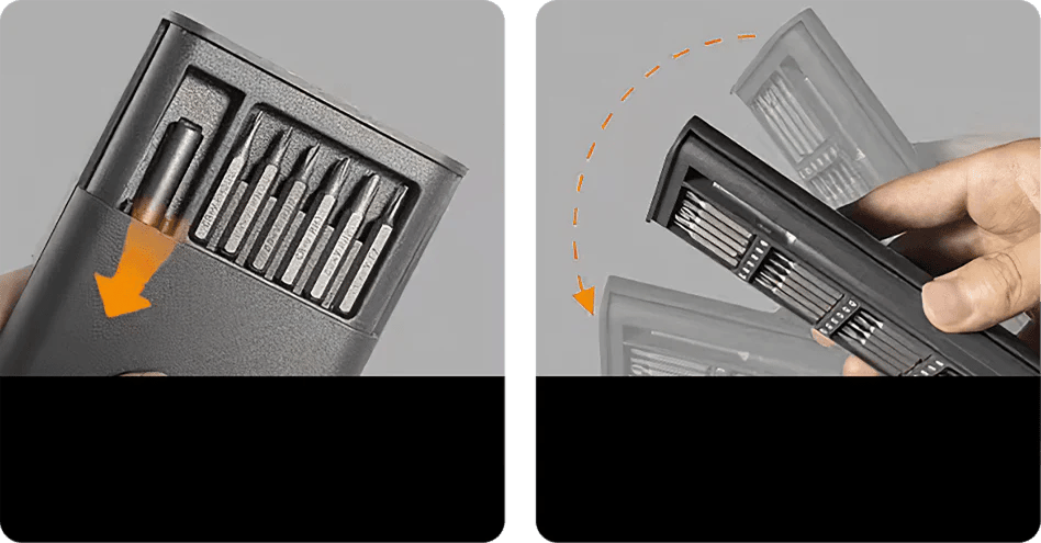 Easy to open built-in magnet