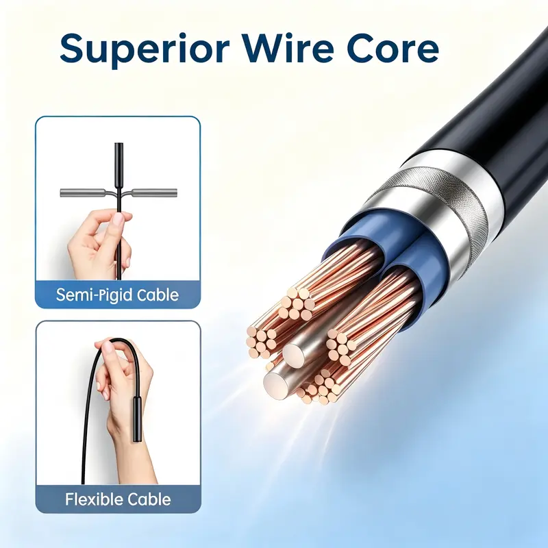 Plug and play endoscope for iPhone and Android