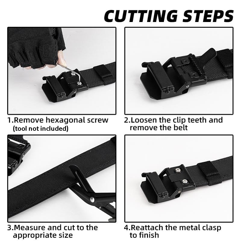Metal ratchet adjustable buckle