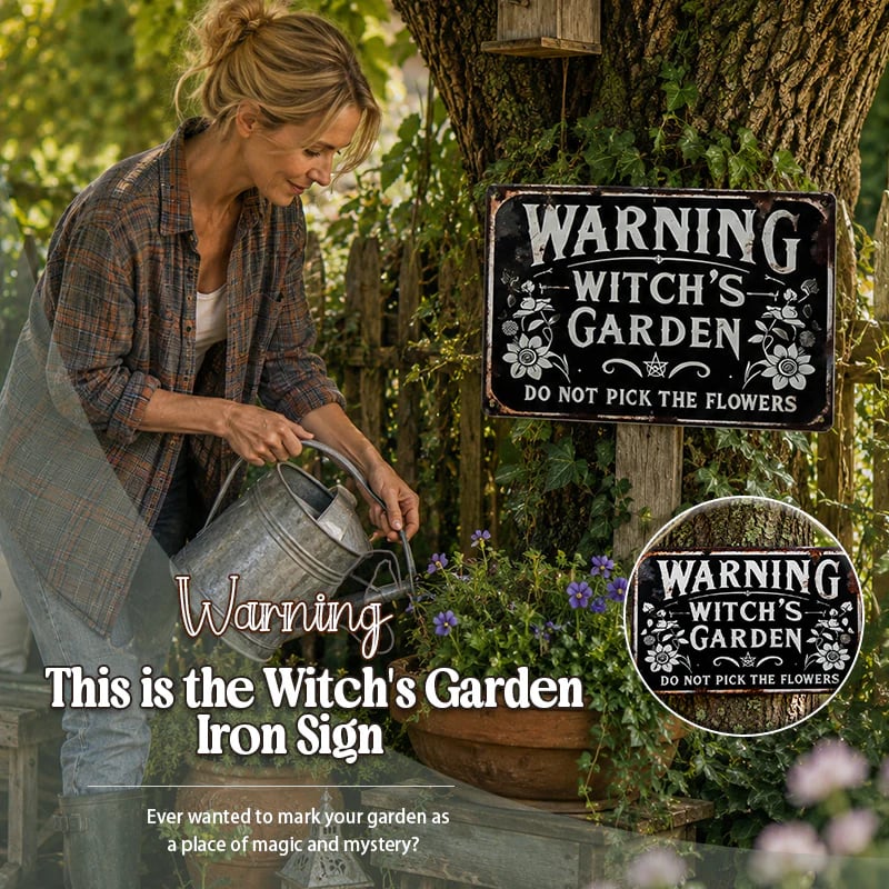Witch's Garden Sign