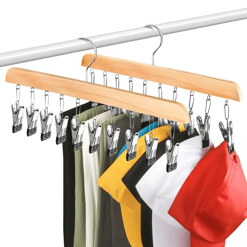 Closet Organizer with 10 Clips