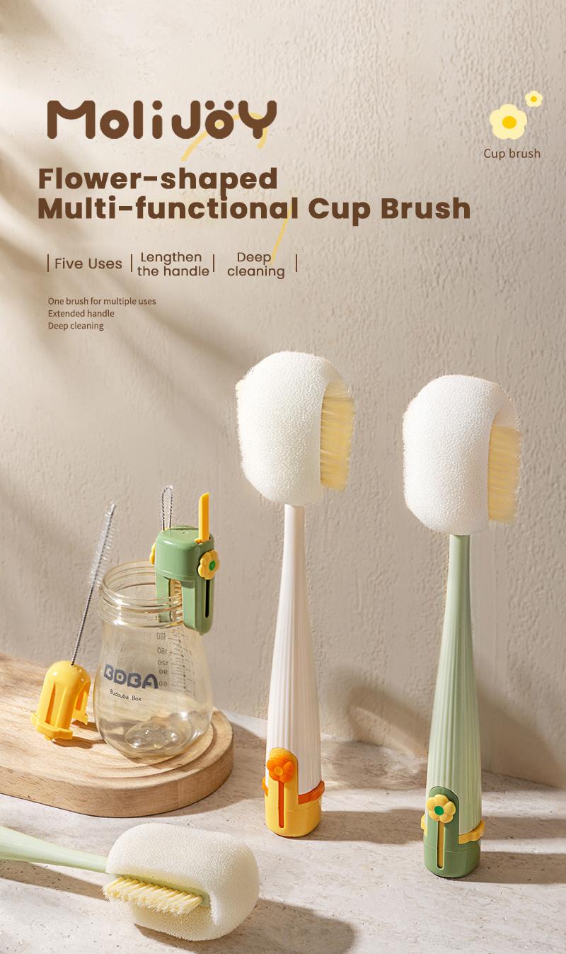 5-in-1 Bottle Cleaning Brush (Multifunctional) – For Cup Lid Cleaning & Home Kitchen Tasks 5-in-1 Bottle Cleaning Brush (Multifunctional) – For Cup Lid Cleaning & Home Kitchen Tasks