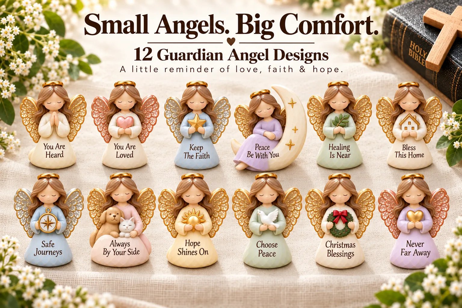 Faith inspired angel gift set