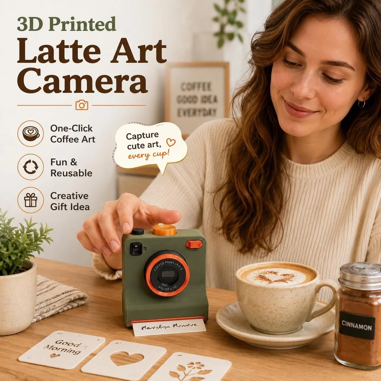 White, Black or Green Camera Sets