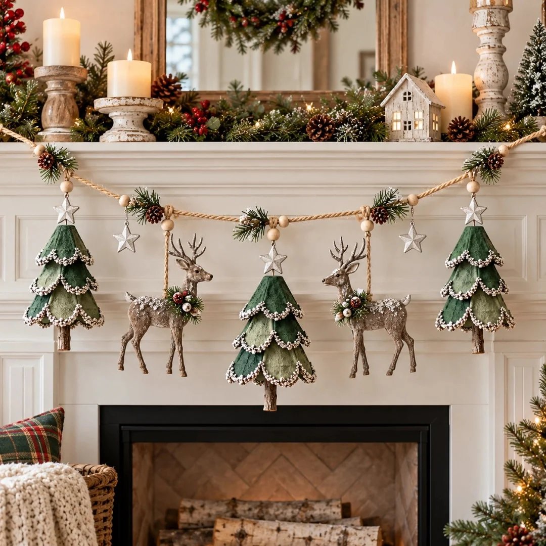 Woodland Christmas Garland