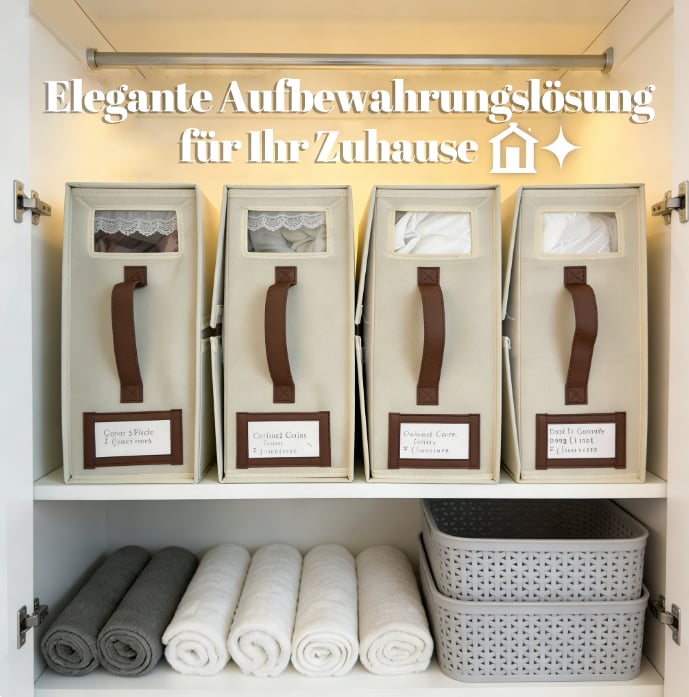 🛏️Faltbares Bettwäsche-Aufbewahrungsset – Halten Sie Ihre Bettwäsche ordentlich und übersichtlich✨