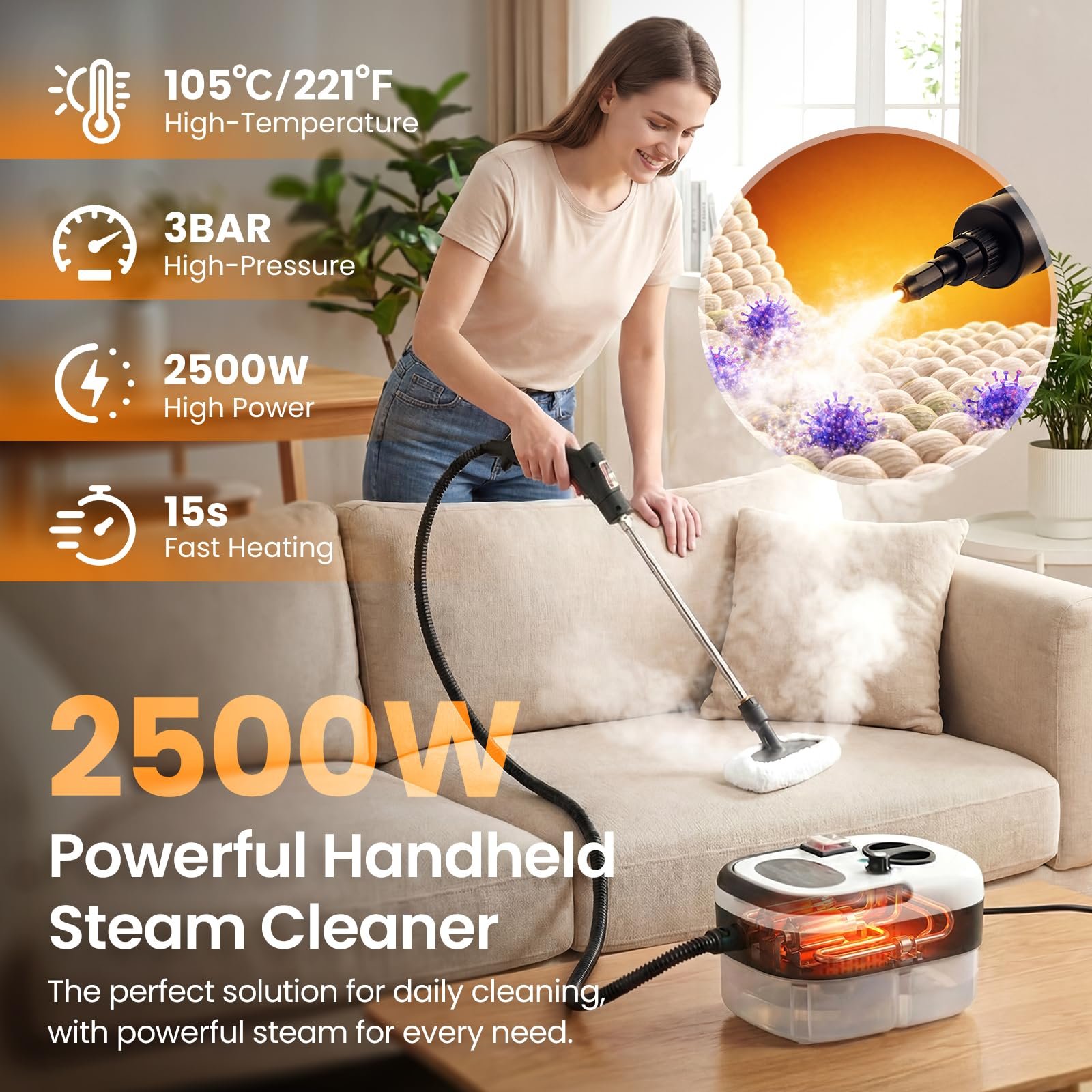 Powerful Steam Cleaner