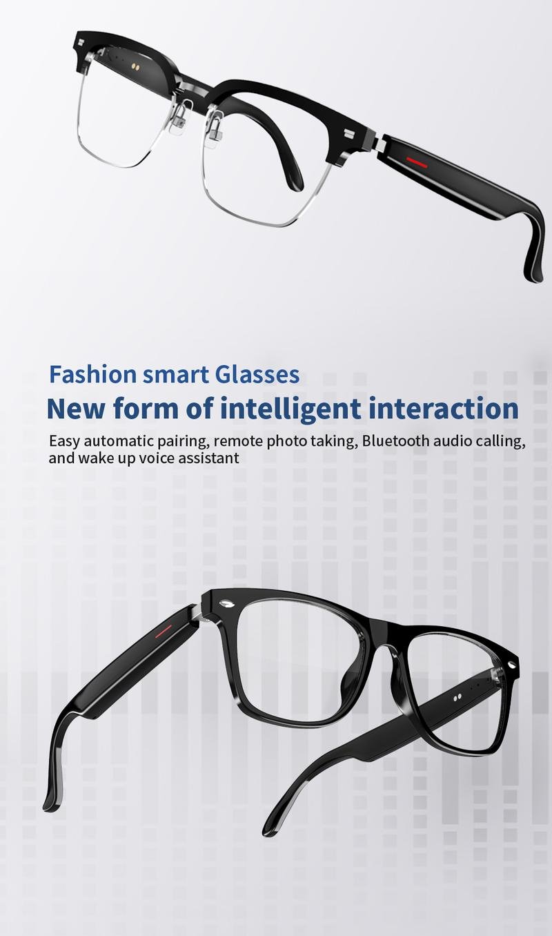 Product Introduction of E13 Smart Glasses UV Protection Anti-Blue Light , Bluetooth Compatible for Men & Women , Multifunctional Wireless Glass 25
