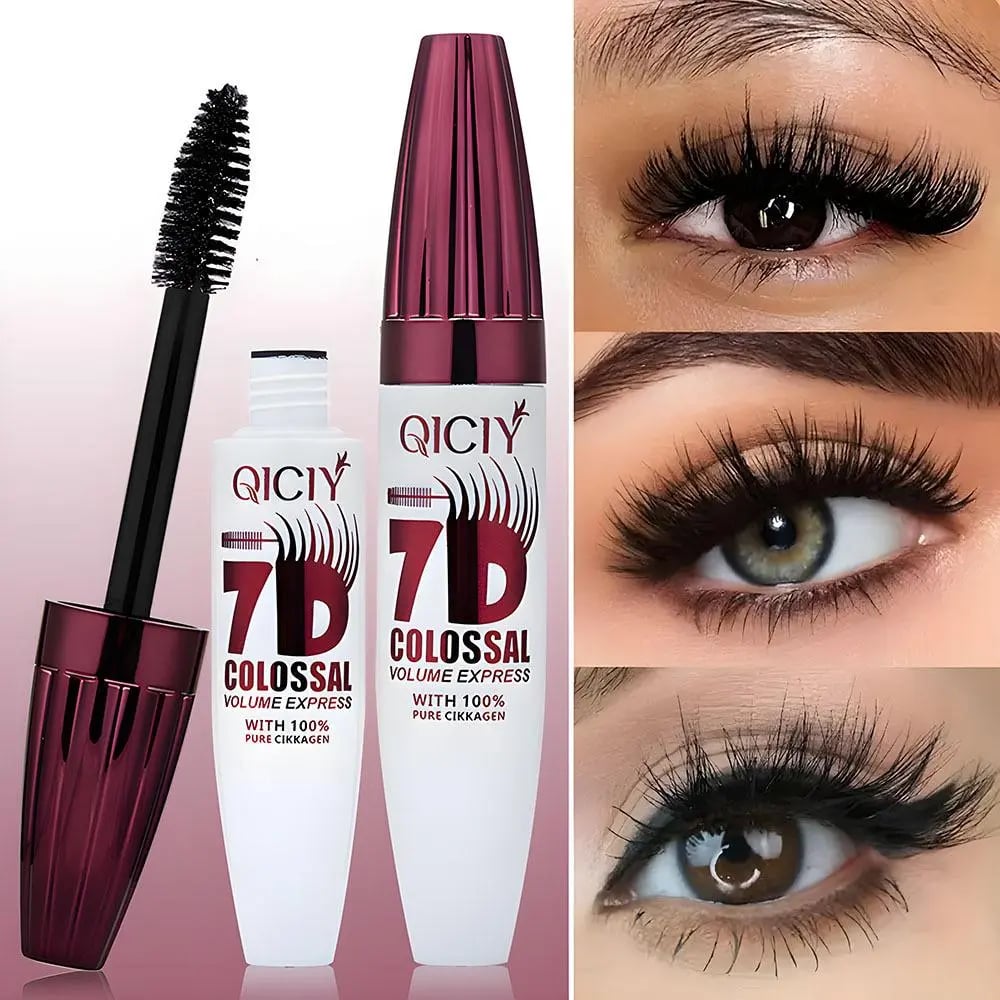 🔥💨Smudge-Proof 7D Waterproof Volume Curling & Lengthening Mascara