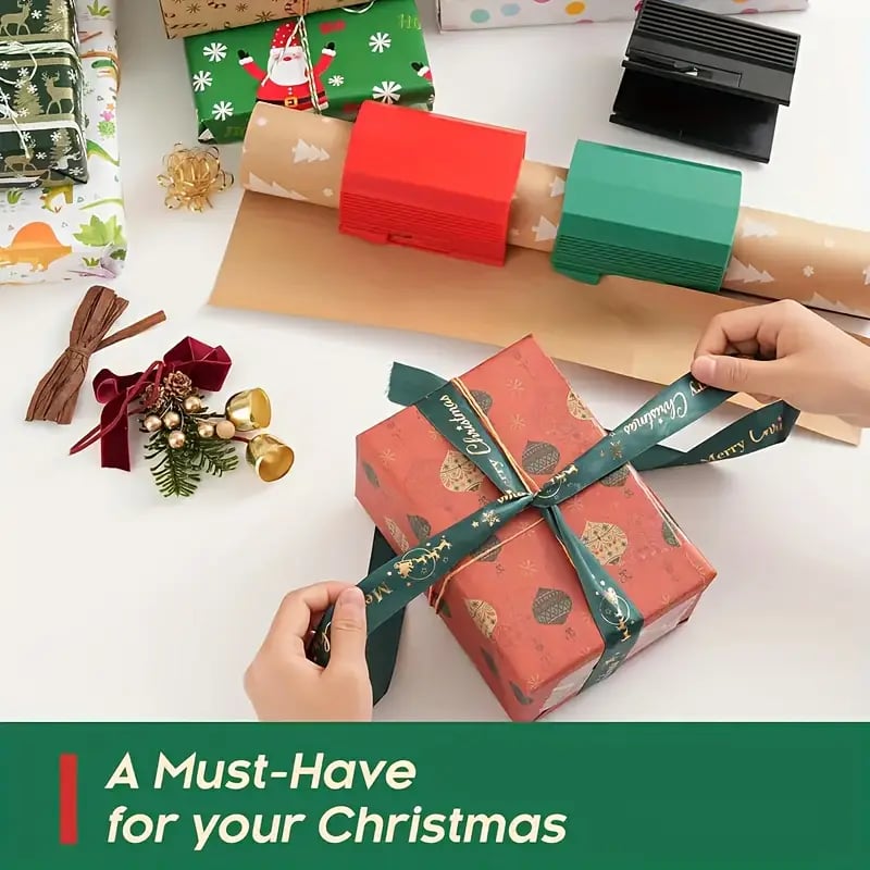 christmas gift wrapping paper cutter   blade manual cutting   diy scrapbooking portable slider paper trimmer birthday gifts home office battery free   precision Product details 3