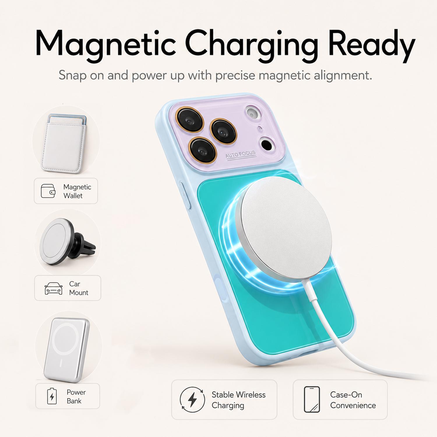 Dopamine Colors Magnetic Case for iPhone 17 16 15 14 Pro Max, with 360° Rotating Ring Stand, Colorblock Glossy Shockproof Cover with Full Camera Protection, Wireless Charging Compatible with MagSafe, Best Gift for Women Girls Dopamine Colors Magnetic Case for iPhone 17 16 15 14 Pro Max, with 360° Rotating Ring Stand, Colorblock Glossy Shockproof Cover with Full Camera Protection, Wireless Charging Compatible with MagSafe, Best Gift for Women Girls