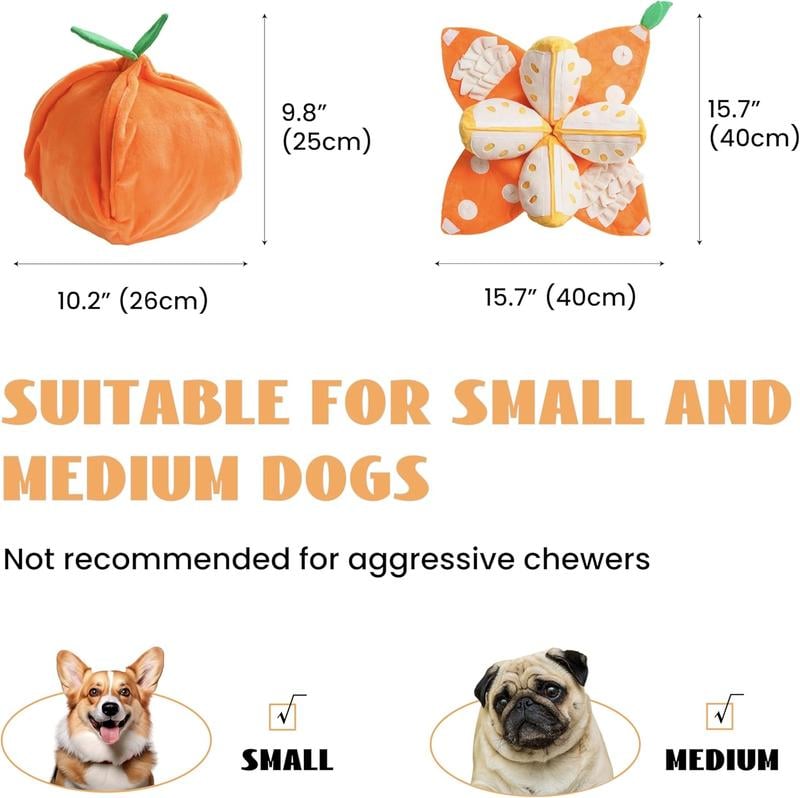 Dimensions and suitable dog sizes