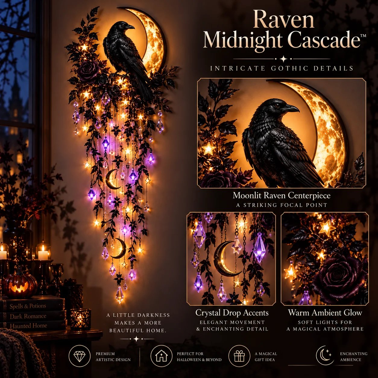 Raven Midnight Cascade Details