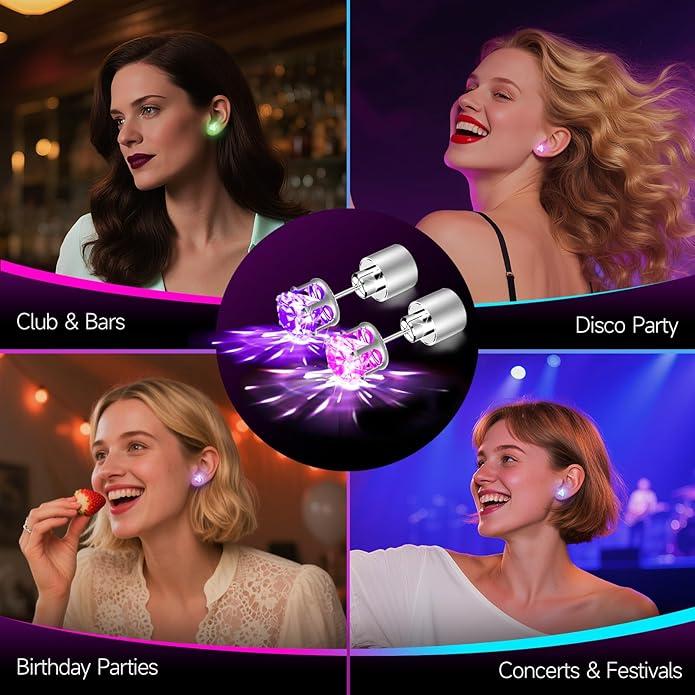 🔥Limited Time 49% Off✨LED Earrings, Light Up Stud Earrings