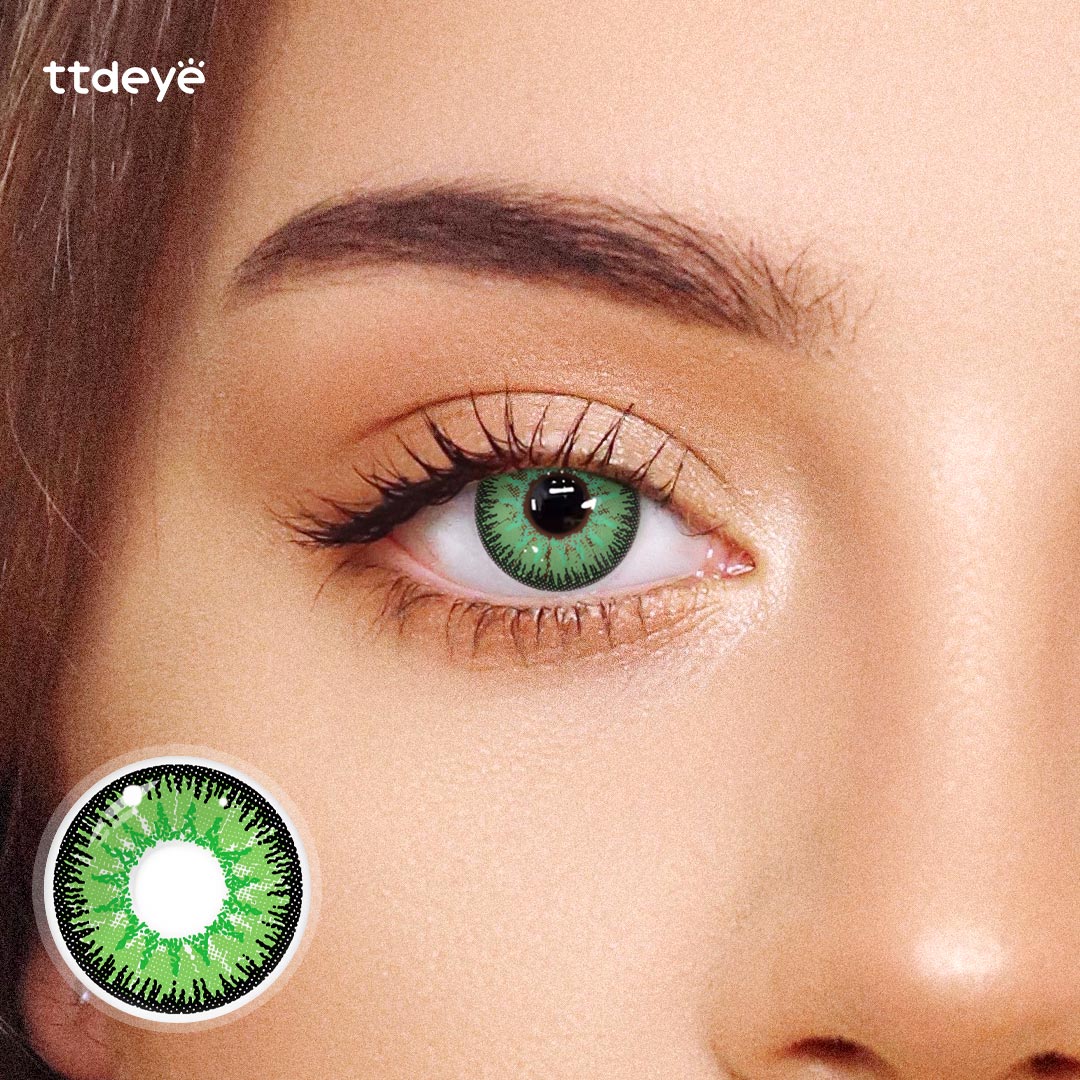Order Mystery Green Colored Contact Lenses Online