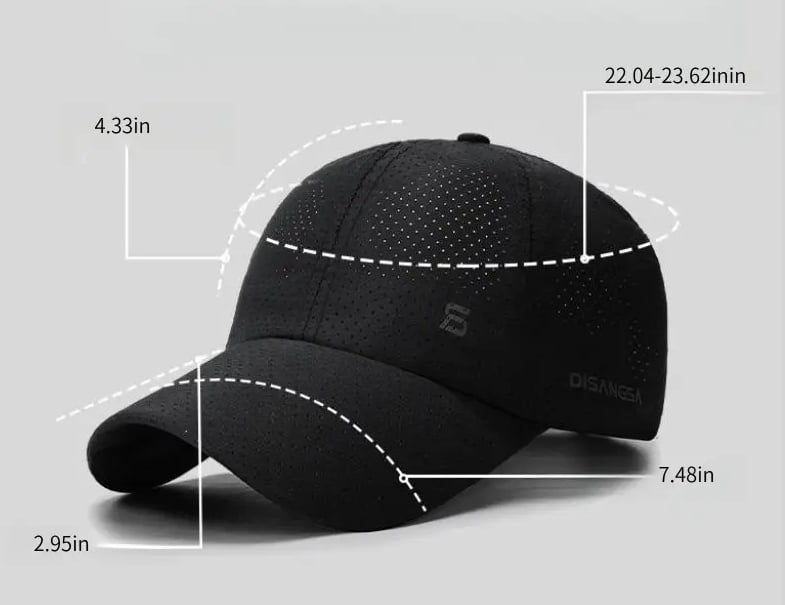 Black cap size and fit guide