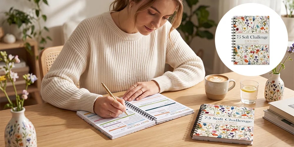75-Day Soft Challenge Tracking Notebook
