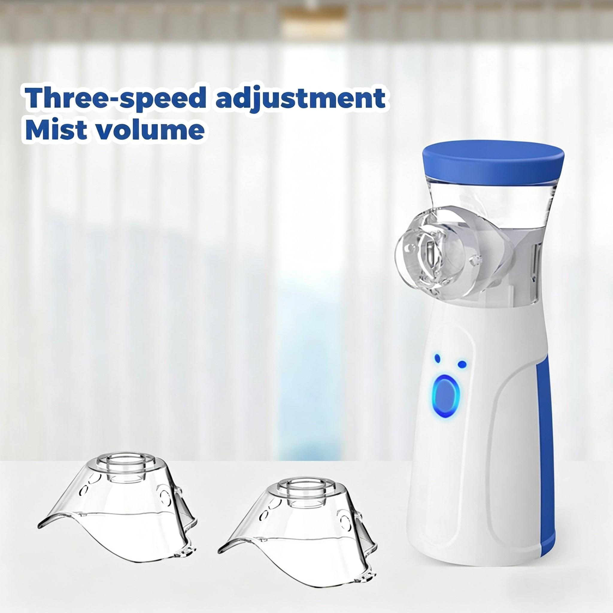 Rechargeable handheld mesh nebulizer