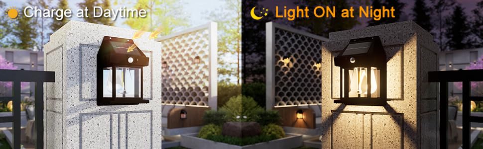waterproof  solar porch lanterns