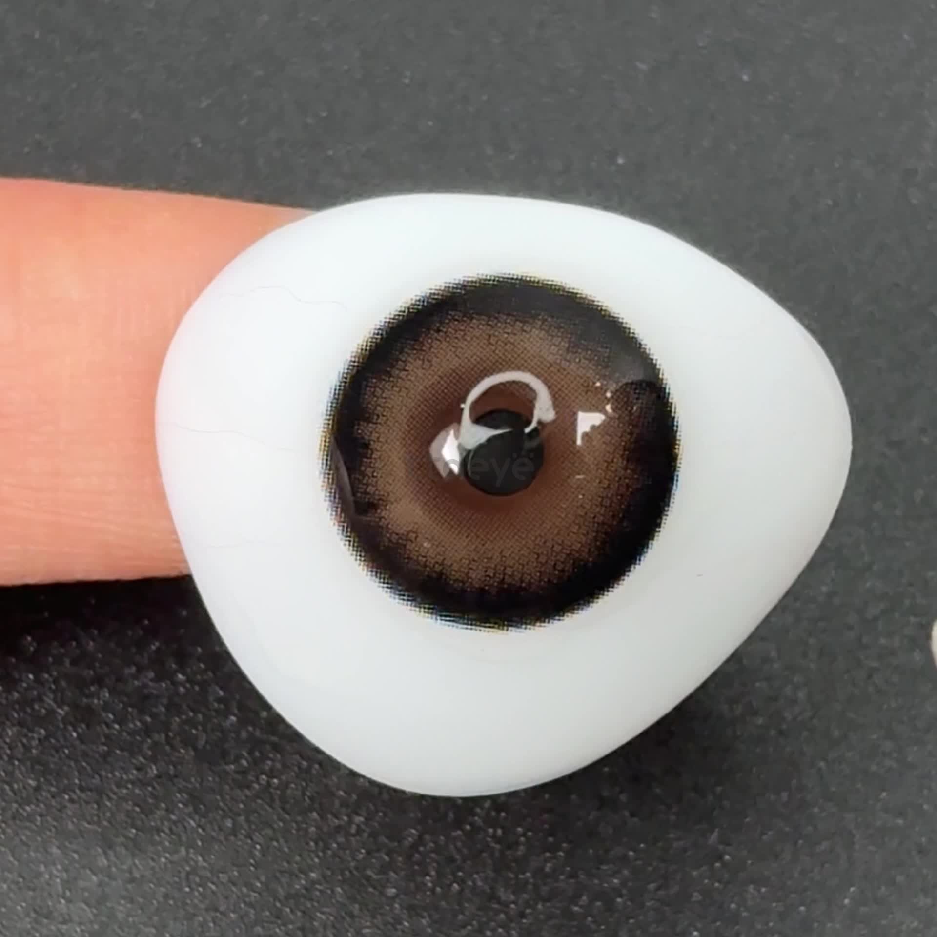 TTDeye Noir Brown Colored Contact Lenses