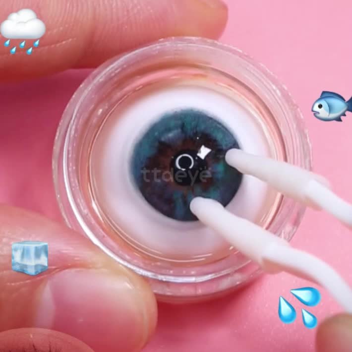 TTDeye Secret Garden Blue Colored Contact Lenses